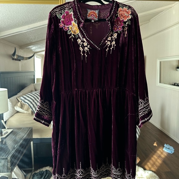 Johnny Was Dresses & Skirts - Johnny Was Velvet Dress